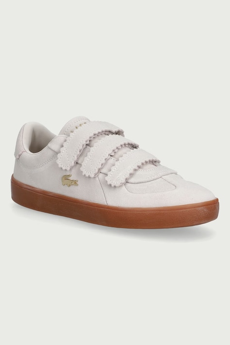 Lacoste BASESHOT STRAP sportcipő női velúr bézs 51SFA0079