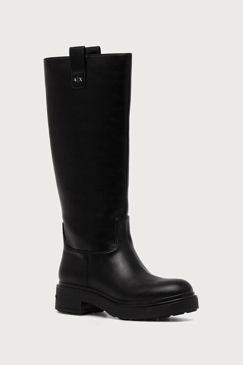 Armani Exchange Čižmy dámske čierne XW003089 AF17451 UC001