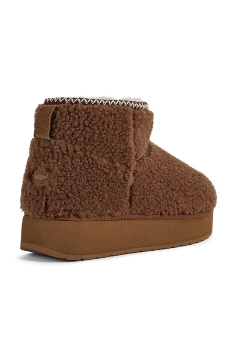 Emu Australia Stinger Micro Flatform Teddy śniegowce damskie brązowe W13187