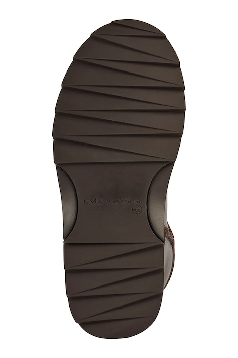 Emu Australia Sharky Mini Town Flatform śniegowce damskie skórzane brązowe W13340