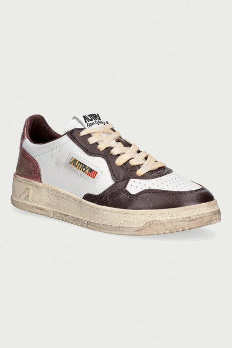 AUTRY Sup Vint sneakersy damskie skórzane beżowe AVLW SV62