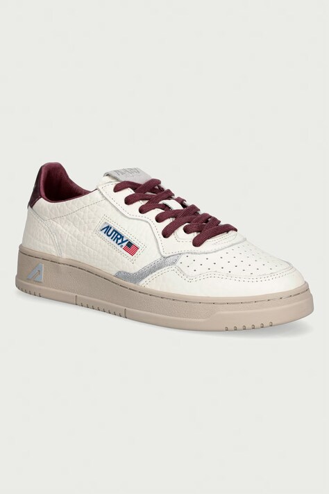 AUTRY Medalist sneakersy damskie skórzane beżowe AULW NE19