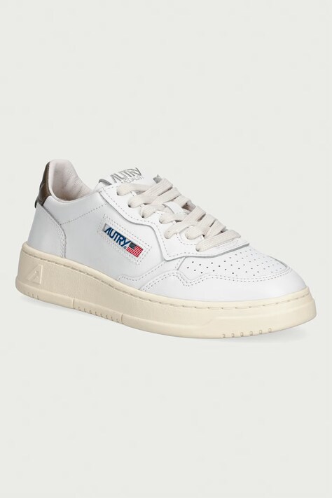 AUTRY Medalist sneakersy na platformie damskie skórzane białe AULW LL28