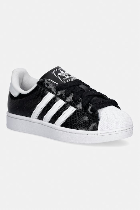adidas Originals Superstar II sneakersy damskie skórzane czarne KJ2525
