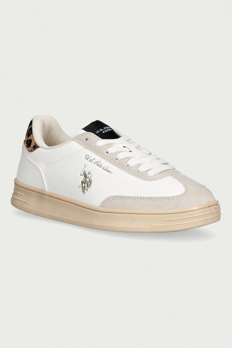 U.S. Polo Assn. ALPHA002A sneakers Γυναικεία λευκά ALPHA002W/GYH1