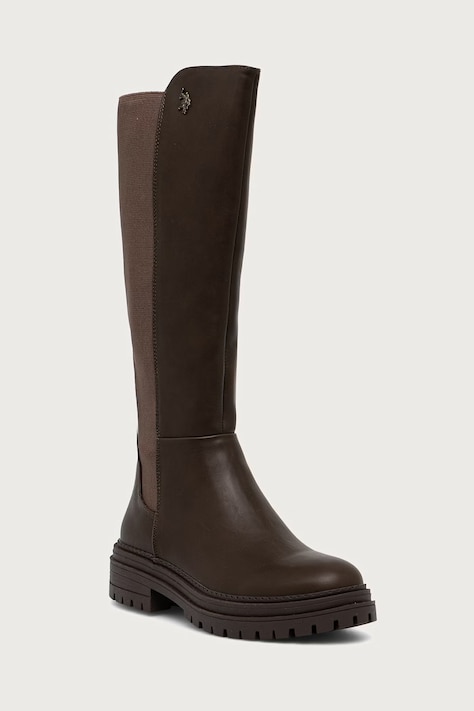 U.S. Polo Assn. Μπότες Γυναικεία NIKITA005 καφέ NIKITA005W/GYE1