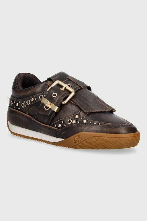 Liu Jo LEWIS 06 sneakers dámske kožené hnedé BF6039PX893S1804