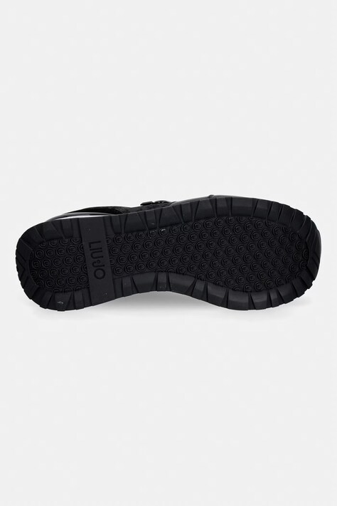 Liu Jo LIU JO MAXI WONDER PLUS 02 sneakersy damskie czarne na platformie BF6011PX90222222