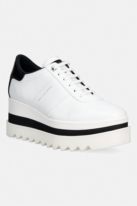 Stella McCartney SNEAKELYSE ALTER sneakersy na platformie damskie białe 810611.AP0AMO