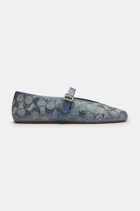 Coach baleriny Sclpt Cstl niebieskie CEX12