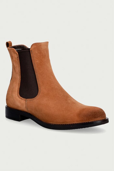 Ecco Μπότες τσέλσι Γυναικείες nubuck Sartorelle 25 καφέ 266503-15034