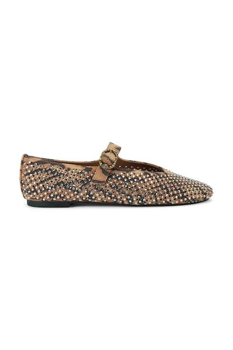 Kurt Geiger London baleriny zamszowe Mayfair Ballet Flat brązowe 2656346209