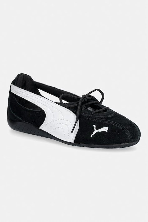 Puma baleriny skórzane Speedcat Ballet Nova czarne 408340