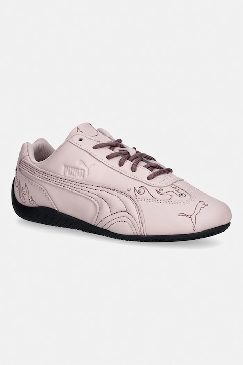 Puma Speedcat Embellished sneakersy damskie skórzane fioletowe 407256