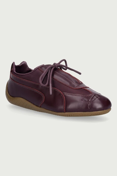 Puma Speedcat Slipon Danielle Cathari sneakersy damskie skórzane bordowe 407088