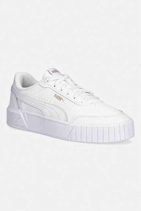 Puma Carina Mia sneakers γυναικεία δερμάτινα λευκά με πλατφόρμα 402637