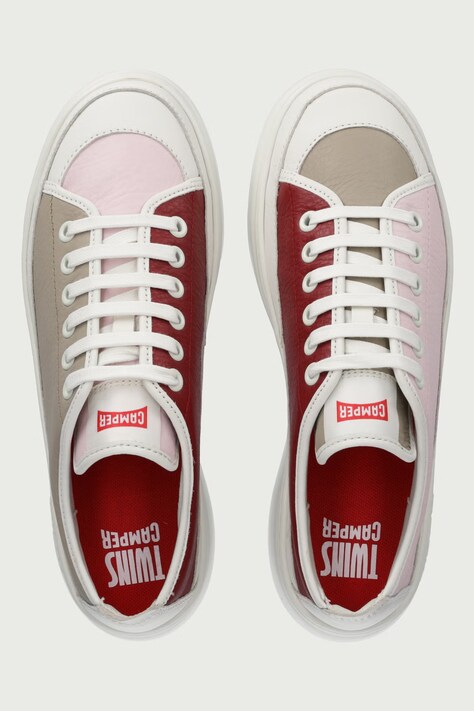 Camper TWS sneakers γυναικεία δερμάτινα λευκά με πλατφόρμα K201626-024