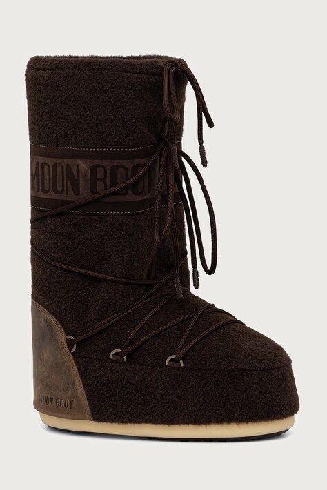 Moon Boot MB ICON NUBUCK FELT μπότες χιονιού Γυναικεία καφέ 80D1403230 M010