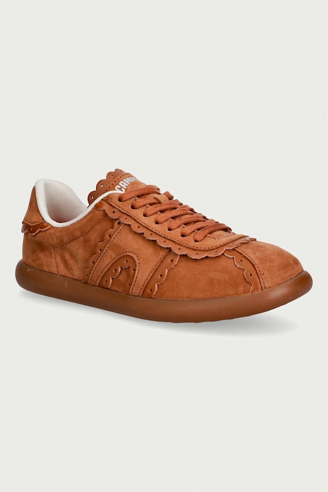 Camper Pelotas Soller кроссовки для женщин нубуковые коричневые K201971-003