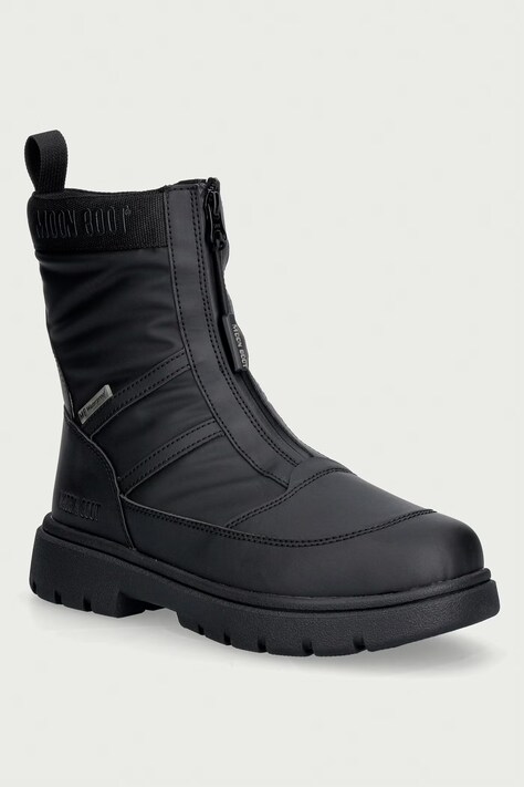 Moon Boot Μποτάκια Γυναικεία MB COMBAT ZIP BOOT WP μαύρα 80D2520010 N001