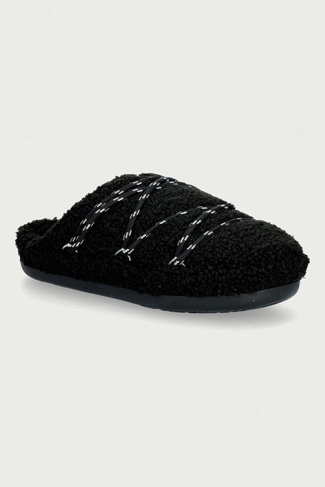 Moon Boot Copati ženski MB TEDDY SLIPPER črni 80D2410040 N001