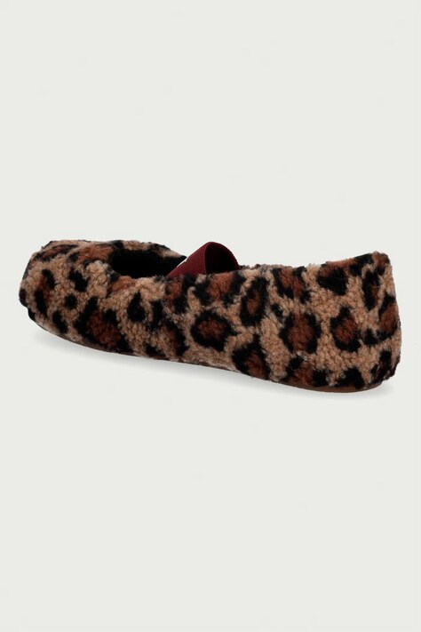 Moon Boot балетки MB FLEECE BALLERINA LEOPARD — AW26-OBDYUA, коричневий — фото 3