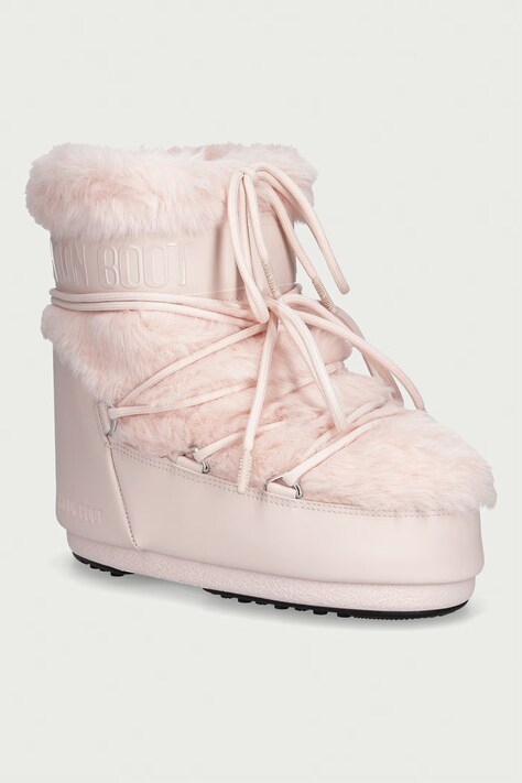 Moon Boot MB ICON LOW FAUX FUR μπότες χιονιού Γυναικεία ροζ 80D1409390 J042