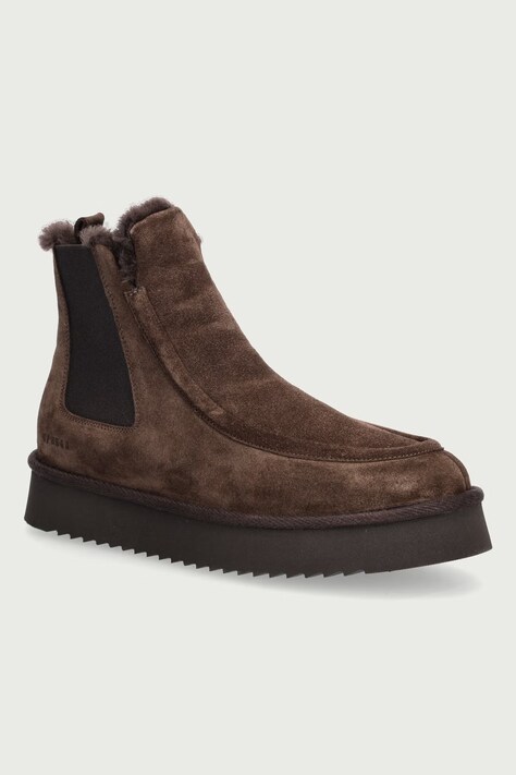 Copenhagen Suede snehule dámske semišové hnedé CPH267