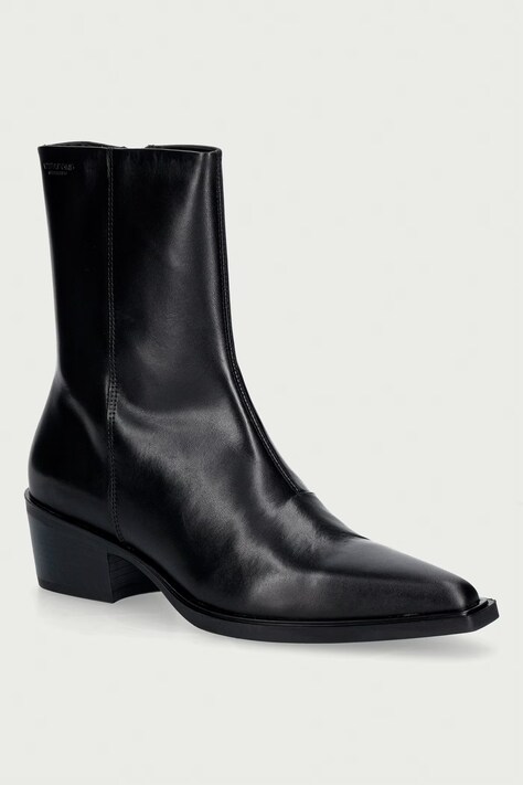 Vagabond Shoemakers Gležnarski čevlji ženski usnjeni KELSEY črni 6210-101-20