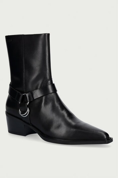 Vagabond Shoemakers Členkové čižmy dámske kožené KELSEY čierne 6210-001-20