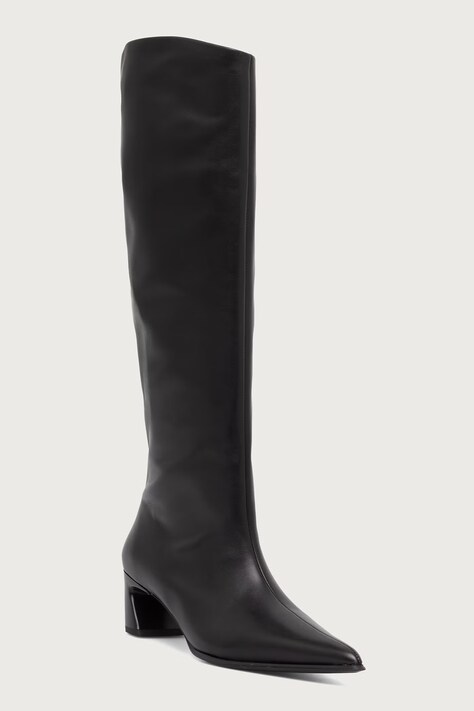 Vagabond Shoemakers Ботуши под коляното дамски от кожа ILONA черни 6232-201-20