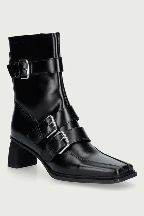 Vagabond Shoemakers Členkové čižmy dámske kožené ELVINA čierne 6258-201-20