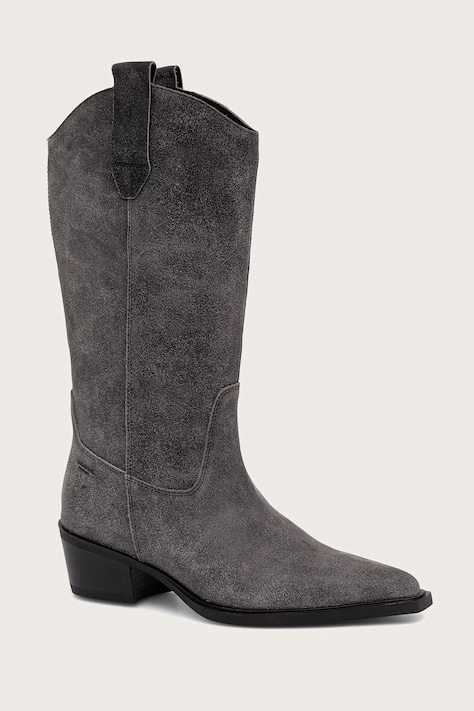 Vagabond Shoemakers kowbojki na słupku damskie skórzane KELSEY szare 6110-007-21