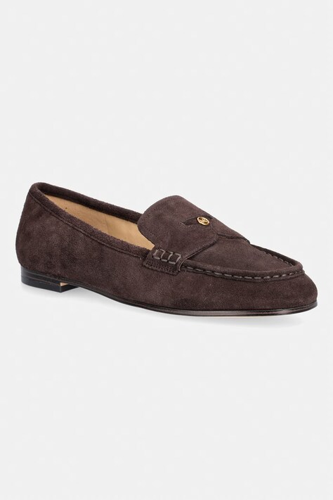 MICHAEL Michael Kors mokasinke za žene od brušene kože Jennings Loafer smeđe 40S6JNFP1S.251