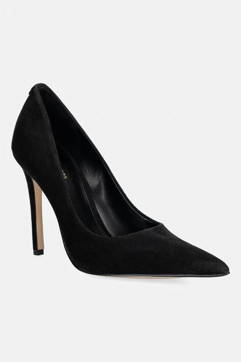 MICHAEL Michael Kors στιλέτο σουέτ Elyse High Pump μαύρο 40F5EYHP1S.001