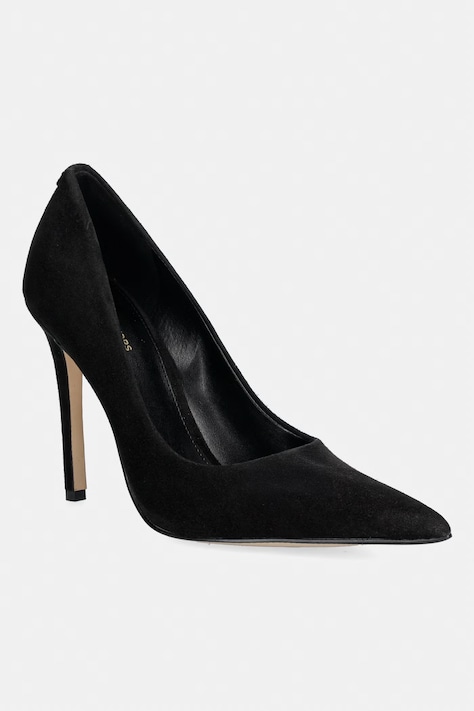 MICHAEL Michael Kors στιλέτο σουέτ Elyse High Pump μαύρο 40F5EYHP1S.001
