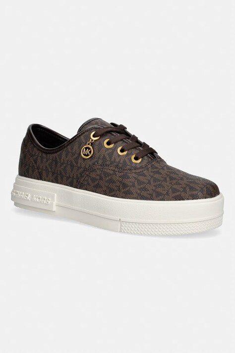 MICHAEL Michael Kors Lindsey Lace Up tenisice za žene smeđe 43T6LDFS1B.200