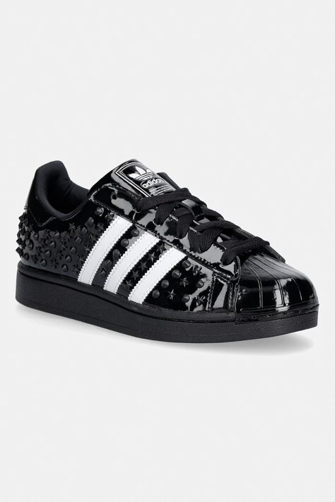 adidas Originals Superstar II sneakersy damskie skórzane czarne KK4673