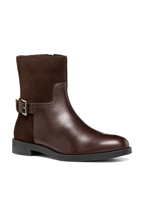 Geox Bokacsizma női bőr D ESMEENA barna D6811F04322C6677