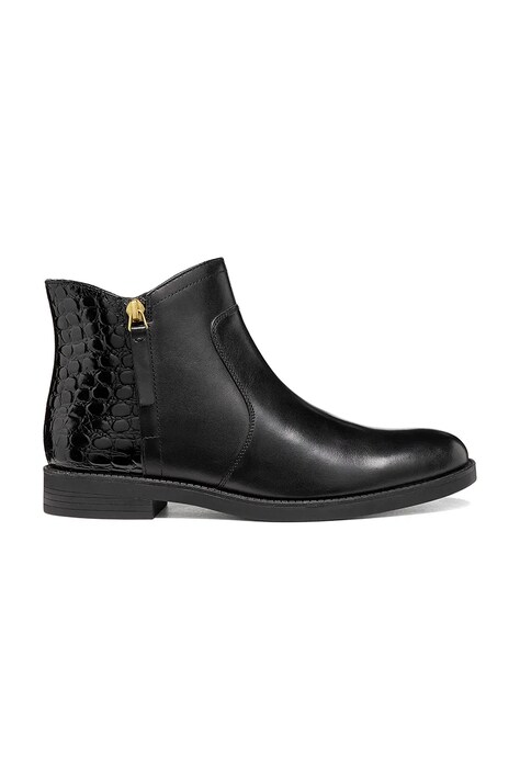 Geox Kotníkové boty dámské kožené D ESMEENA černé D6811A04340C9999
