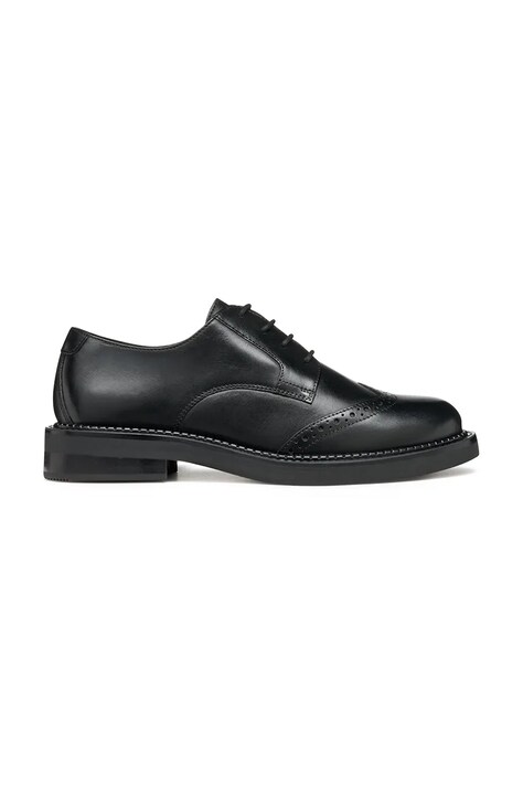 Geox Oxford γυναικεία δερμάτινα D SERILDA μαύρα D56WYD00043C9999