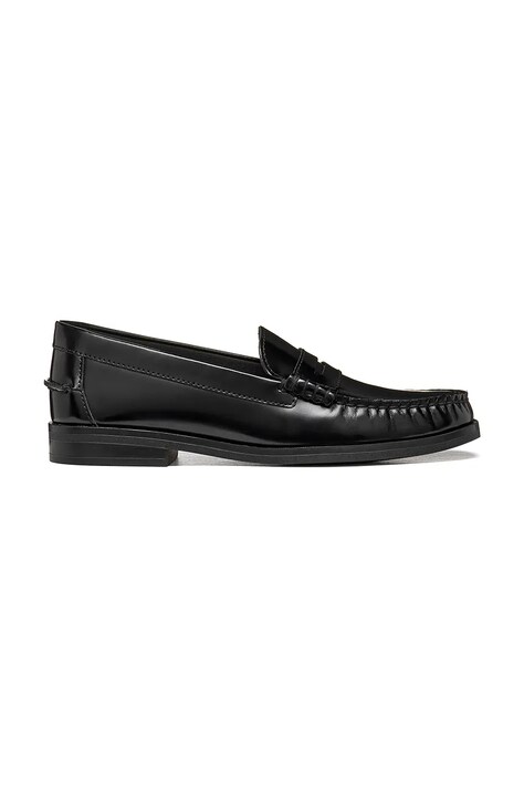 Geox loaferji ženski usnjeni D NOEMEN črni D680XA00038C9999