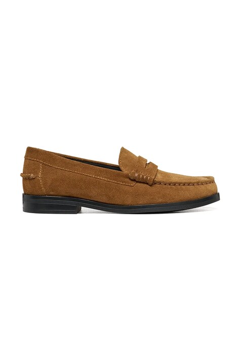 Geox loaferji ženski semišasti D NOEMEN rjavi D680XA00022C6068