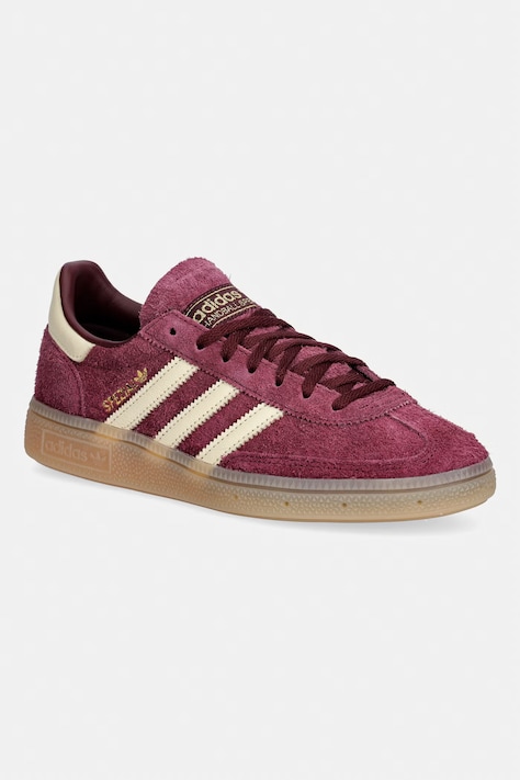 adidas Originals Handball Spezial sneakersy damskie zamszowe bordowe KK0929