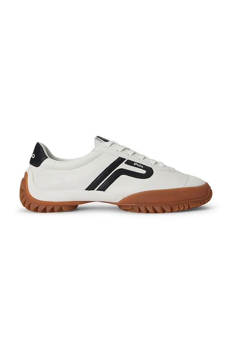 Polo Ralph Lauren Tread Lw Tp sneakers pentru femei din piele albi 804P24300001
