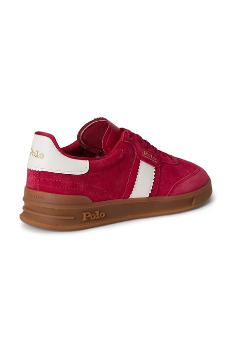 Polo Ralph Lauren Htr Aera кросівки жіночі замшеві — AW26-OBDZDS, червоний — фото 3