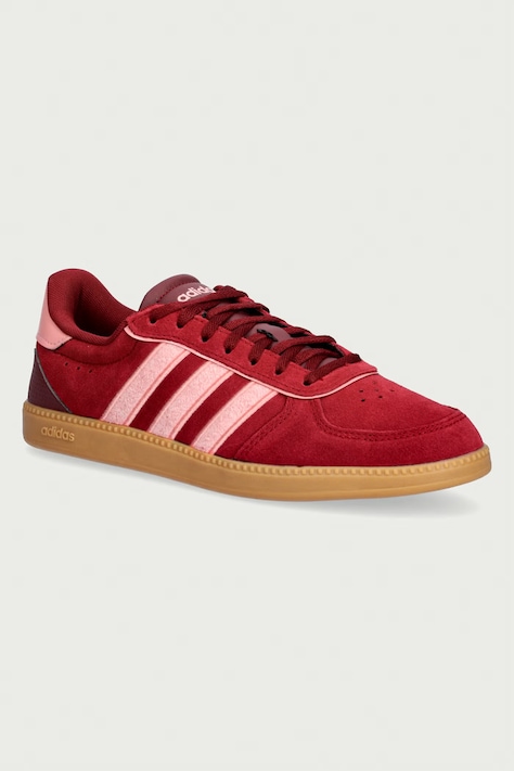 adidas Breaknet sneakersy damskie skórzane bordowe KZ9623