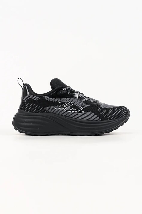 Karl Lagerfeld Krista sneakersy damskie skórzane czarne KL64126
