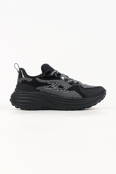 Karl Lagerfeld Krista sneakersy damskie skórzane czarne KL64126