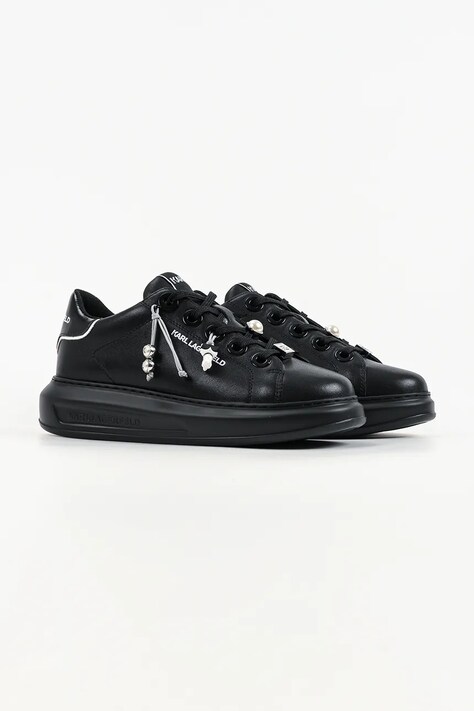 Karl Lagerfeld Kapri кросівки жіночі шкіряні — AW26-OBDZFN, чорний — фото 2